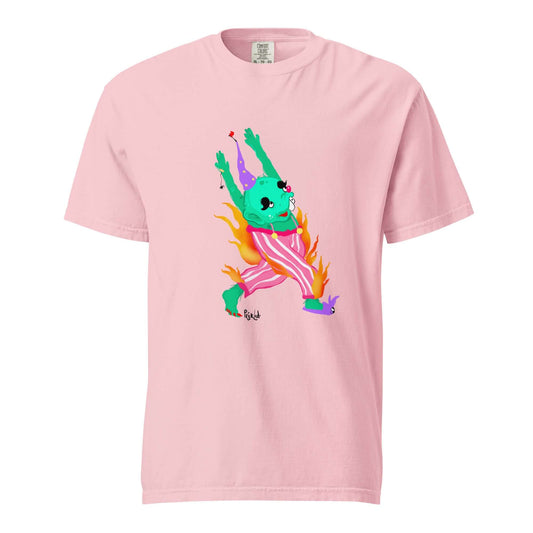 Artistic graphic t-shirt with digital illustration design | Prickled Pears