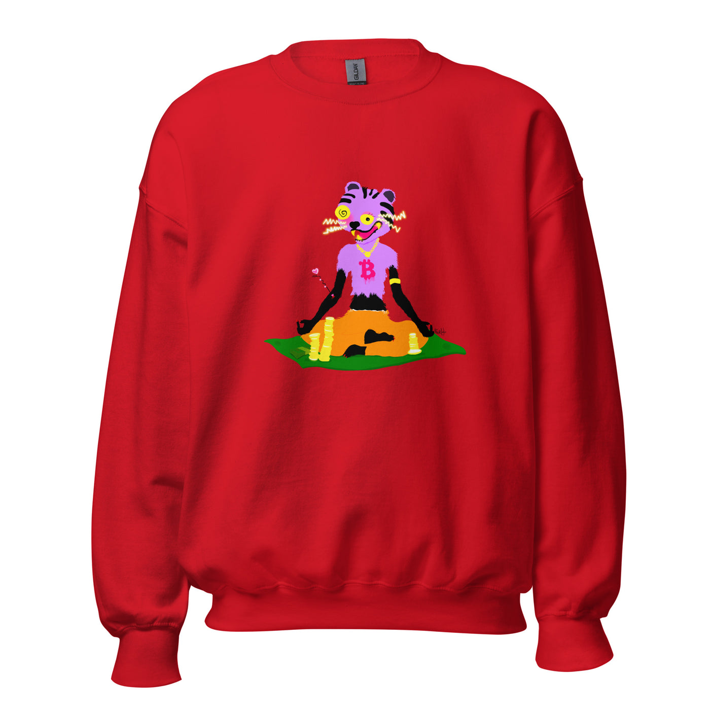 Art-inspired hoodie featuring abstract digital illustration | Prickled Pears