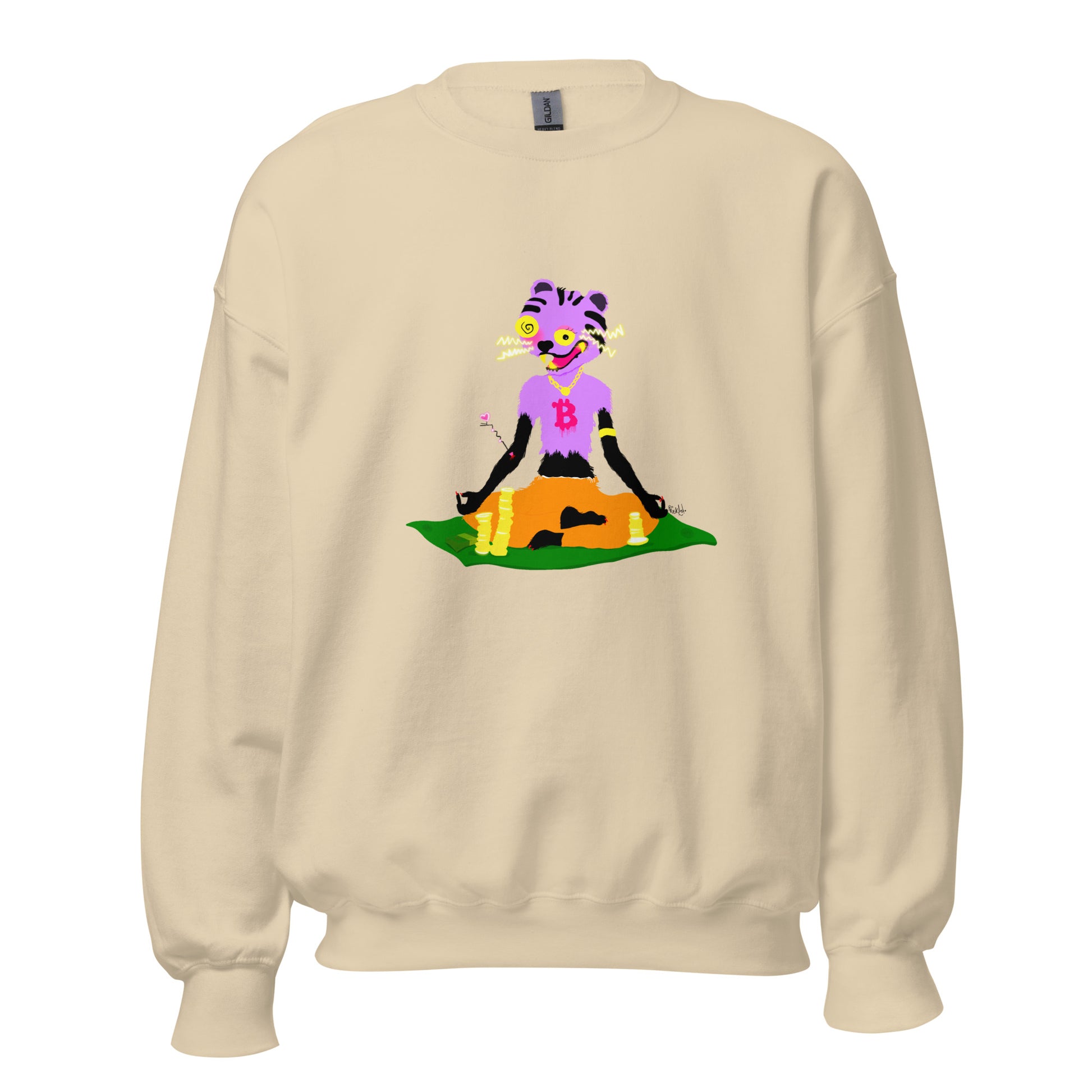 Art-inspired hoodie featuring abstract digital illustration | Prickled Pears