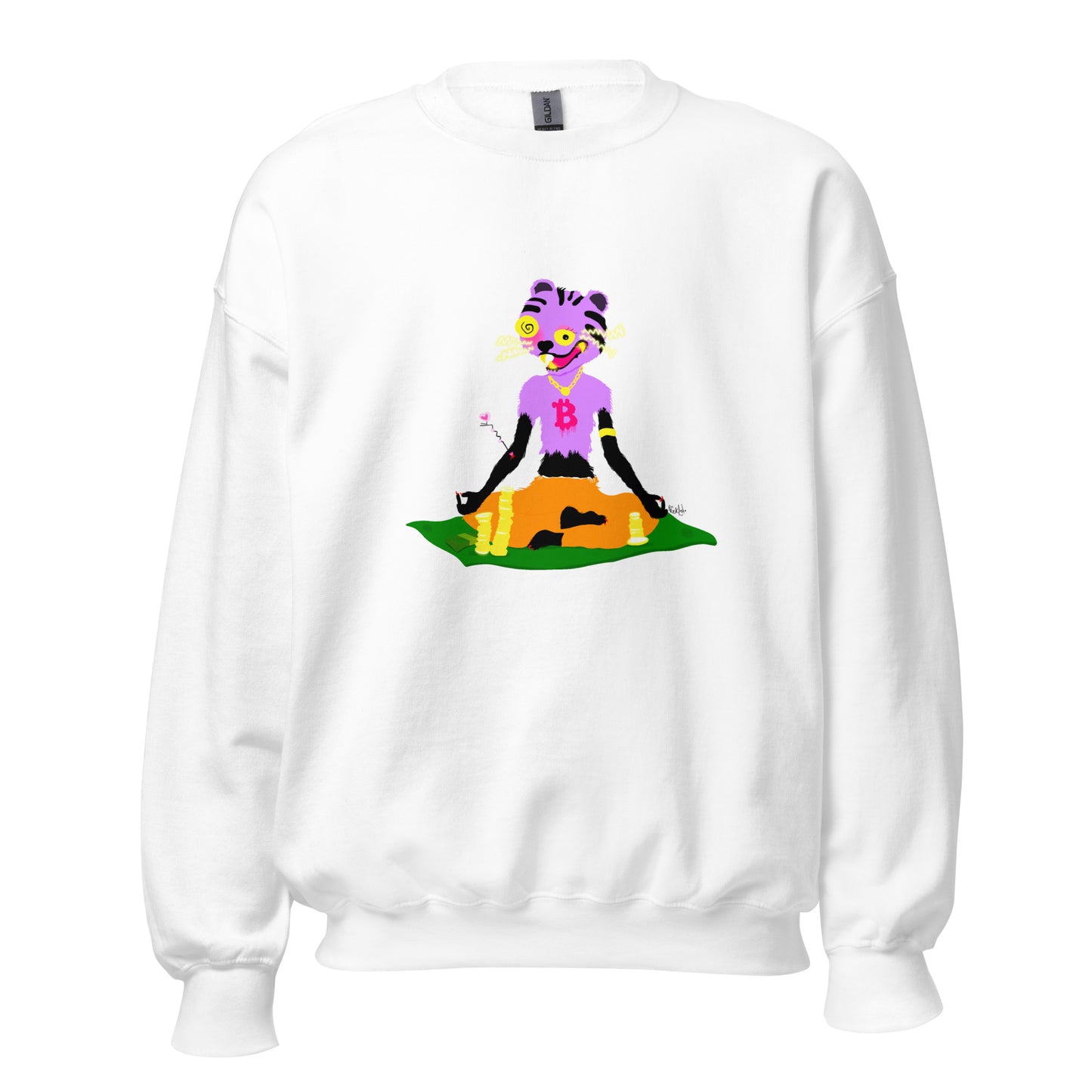 Art-inspired hoodie featuring abstract digital illustration | Prickled Pears