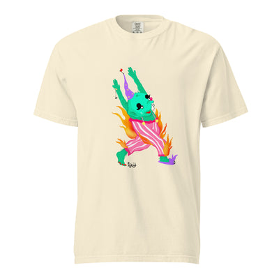 Artistic graphic t-shirt with digital illustration design | Prickled Pears