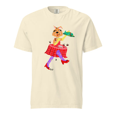 Artistic graphic t-shirt with digital illustration design | Prickled Pears