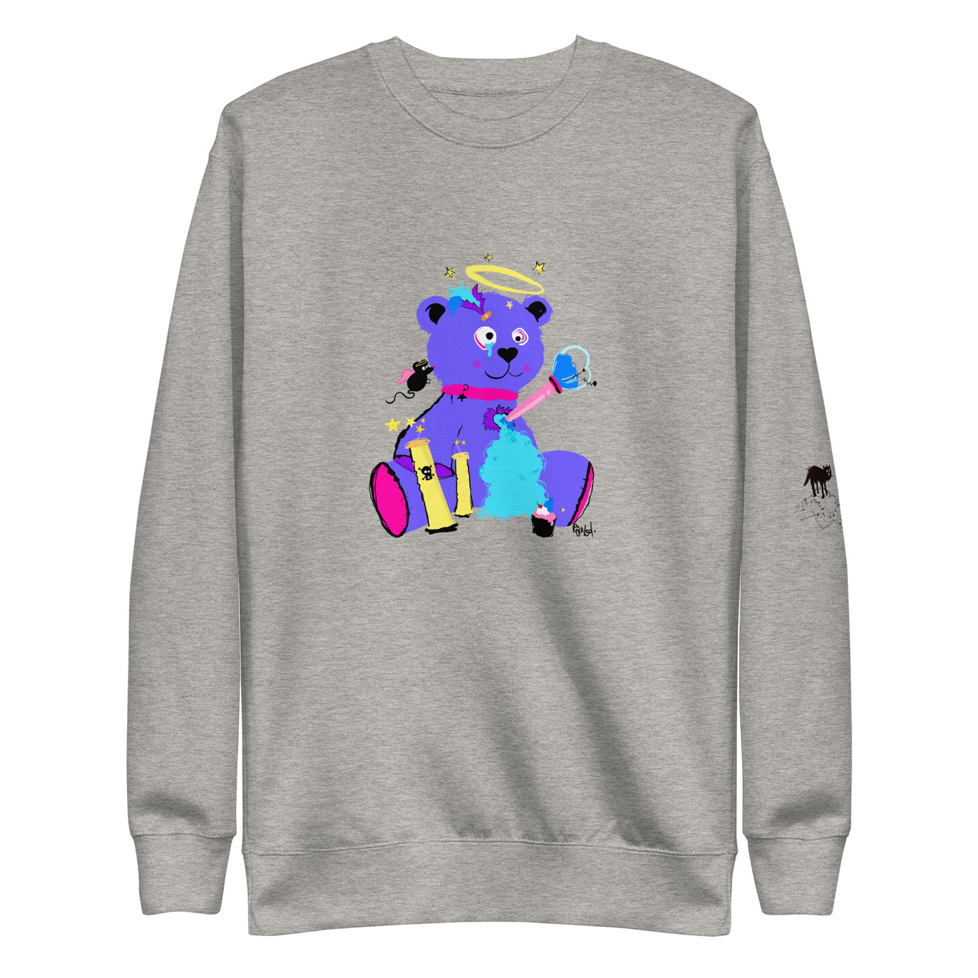Art-inspired hoodie featuring abstract digital illustration | Prickled Pears