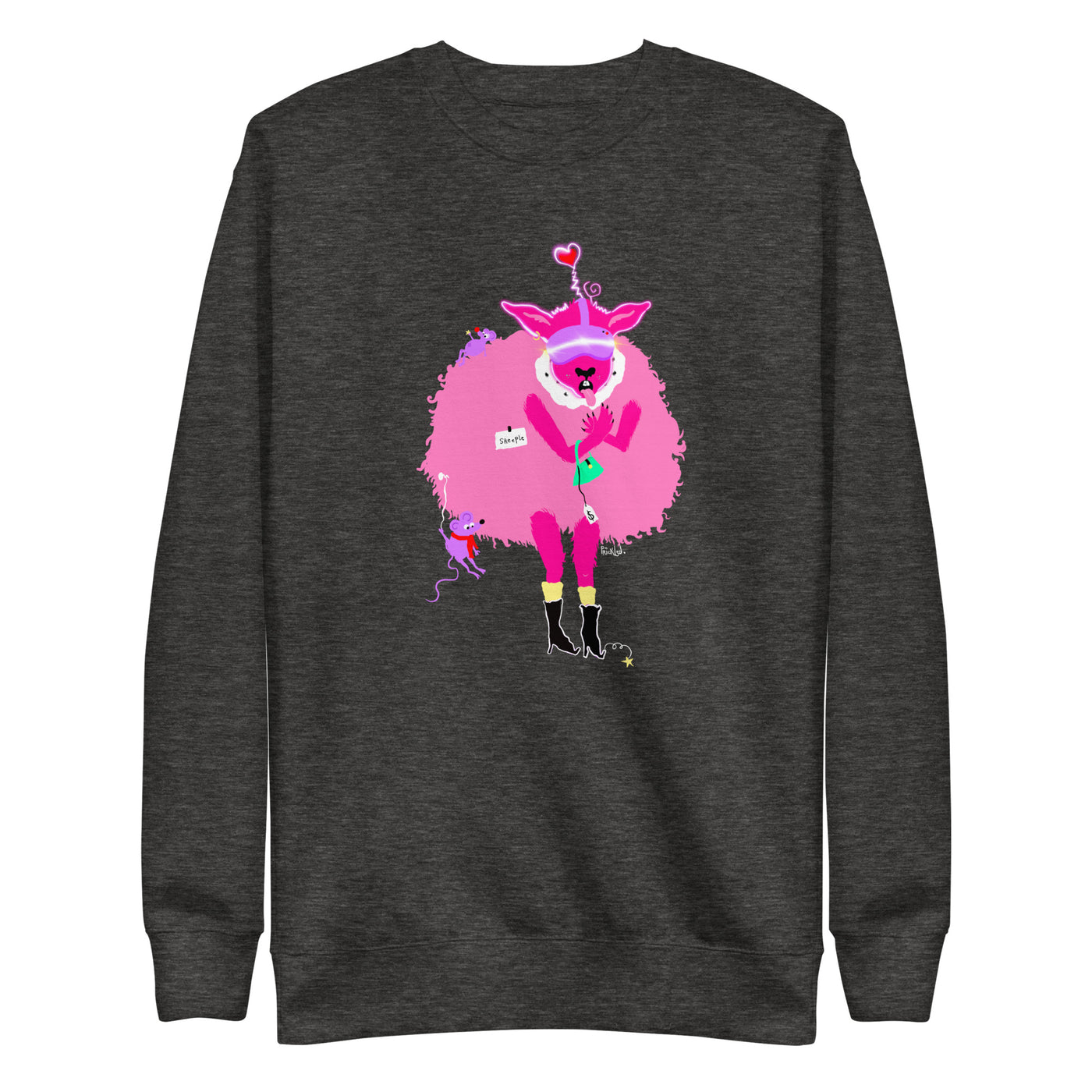 Art-inspired hoodie featuring abstract digital illustration | Prickled Pears